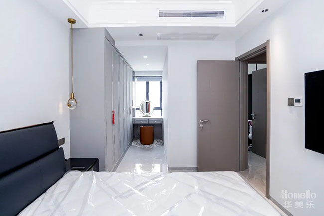 97㎡簡約風(fēng)，擴(kuò)大客餐廳空間，靈活改變起居動線，享受舒適生活